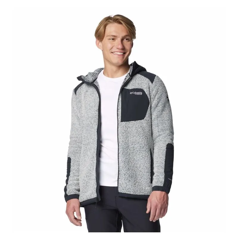 Uomo Columbia Arctic Crest Sherpa Fleece Jacket (bianco, nero)