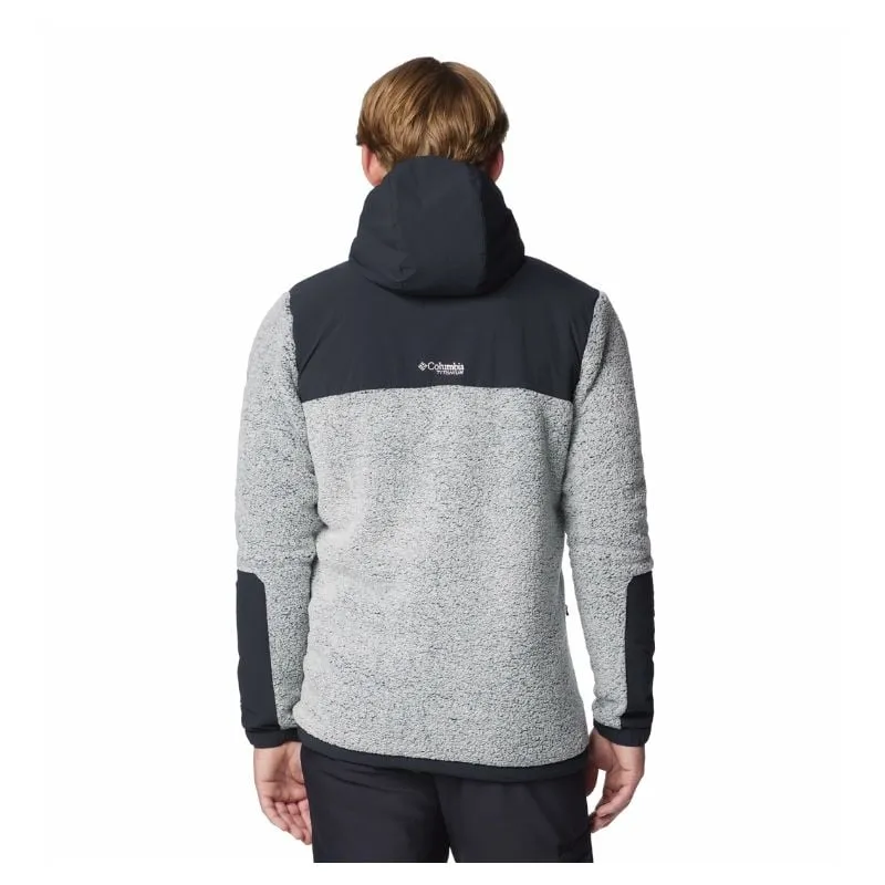 Uomo Columbia Arctic Crest Sherpa Fleece Jacket (bianco, nero)