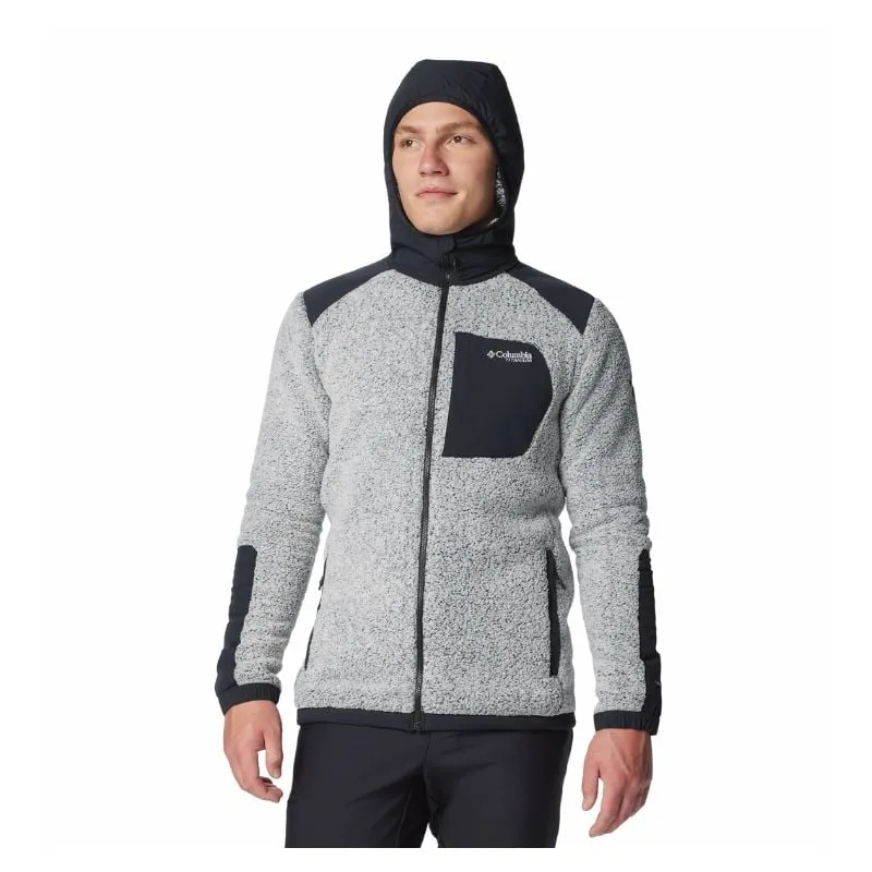 Uomo Columbia Arctic Crest Sherpa Fleece Jacket (bianco, nero)