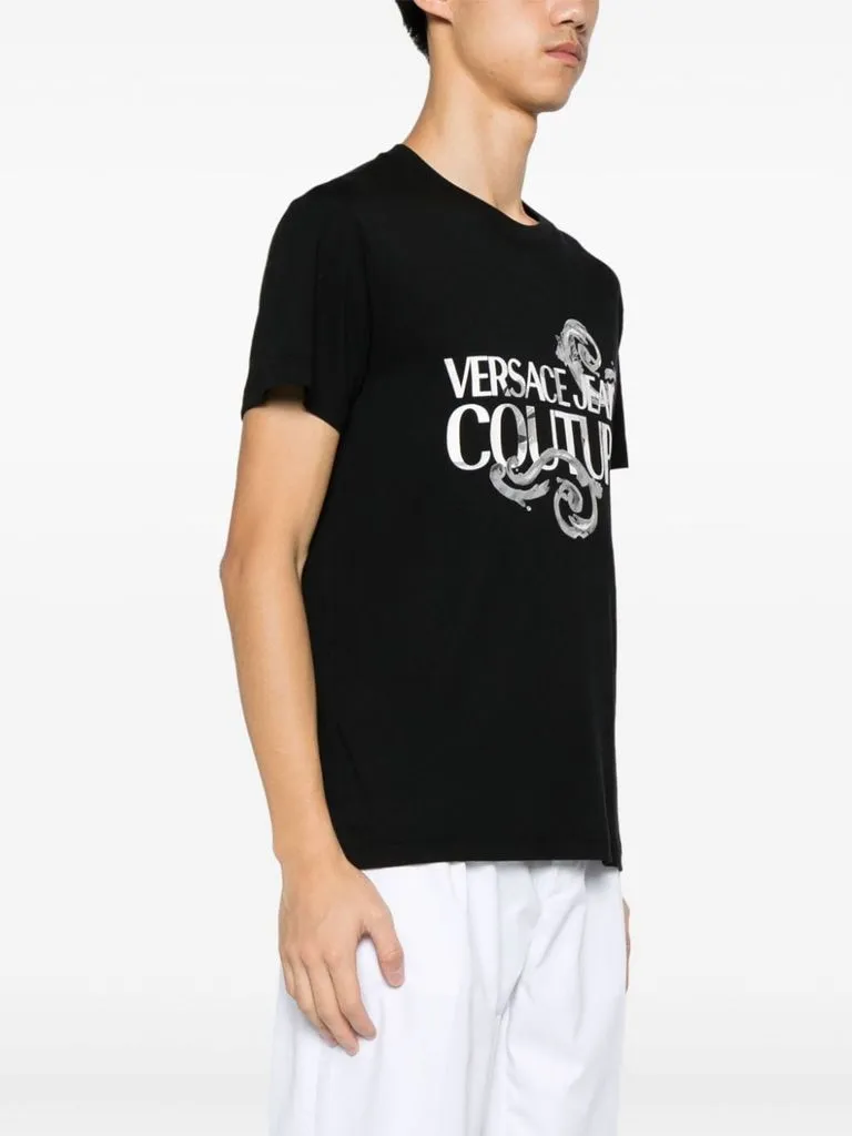 versace jeans couture T-shirt stampa acquerello Couture