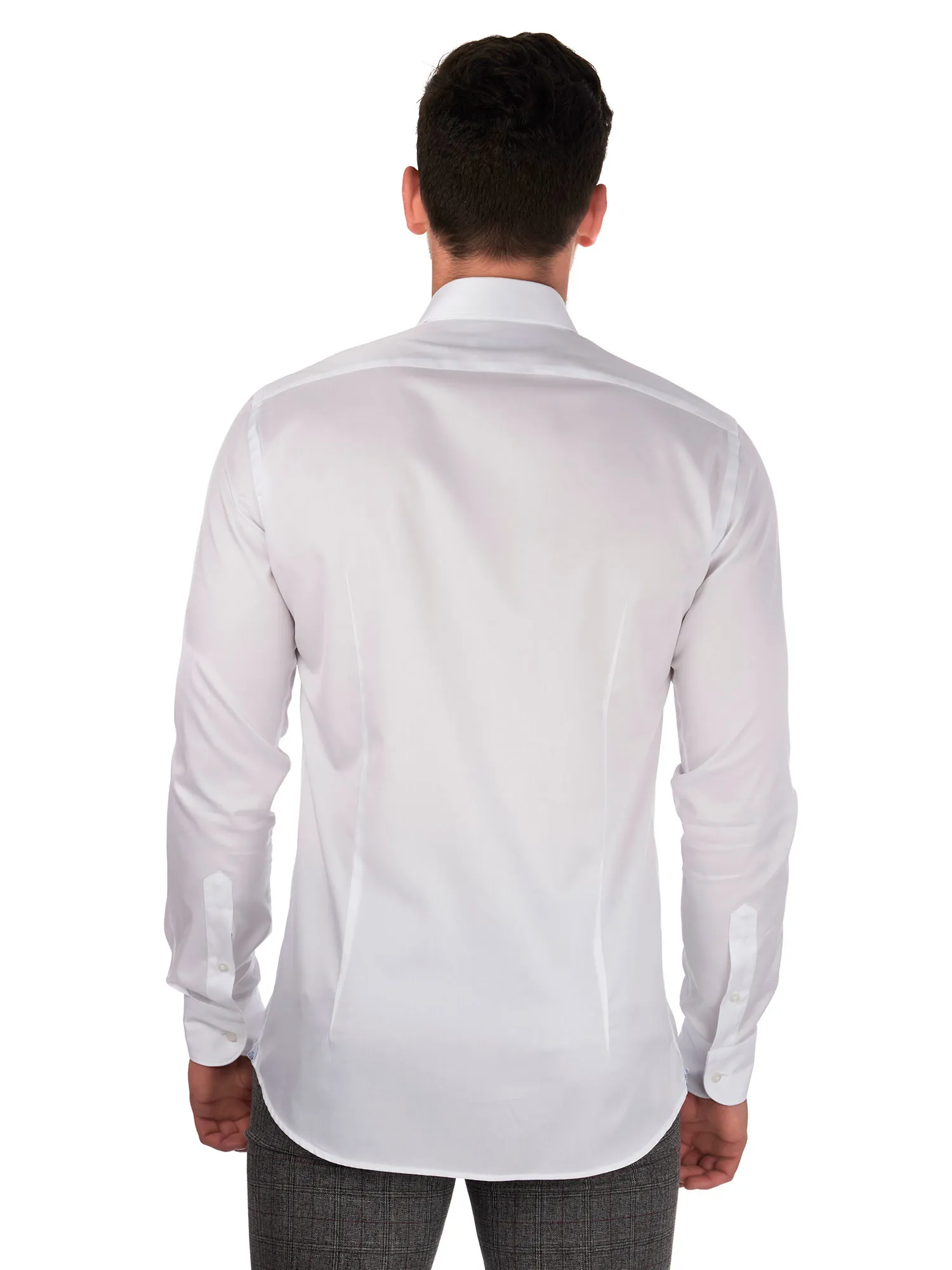 White classic shirt in Twill fabric