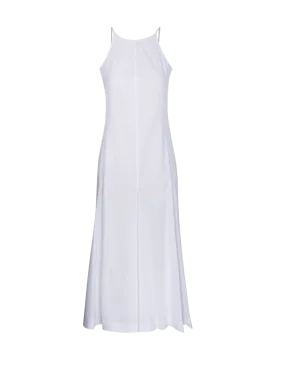 WOMAN MAXMARA WHITE COTTON CACTUS DRESS