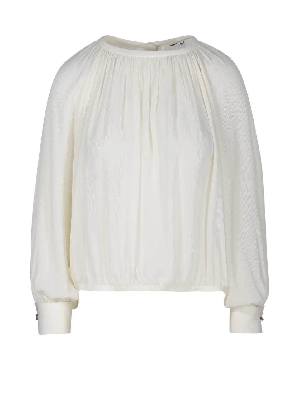 WOMAN MAXMARA WHITE SILK NARVEL SHIRT