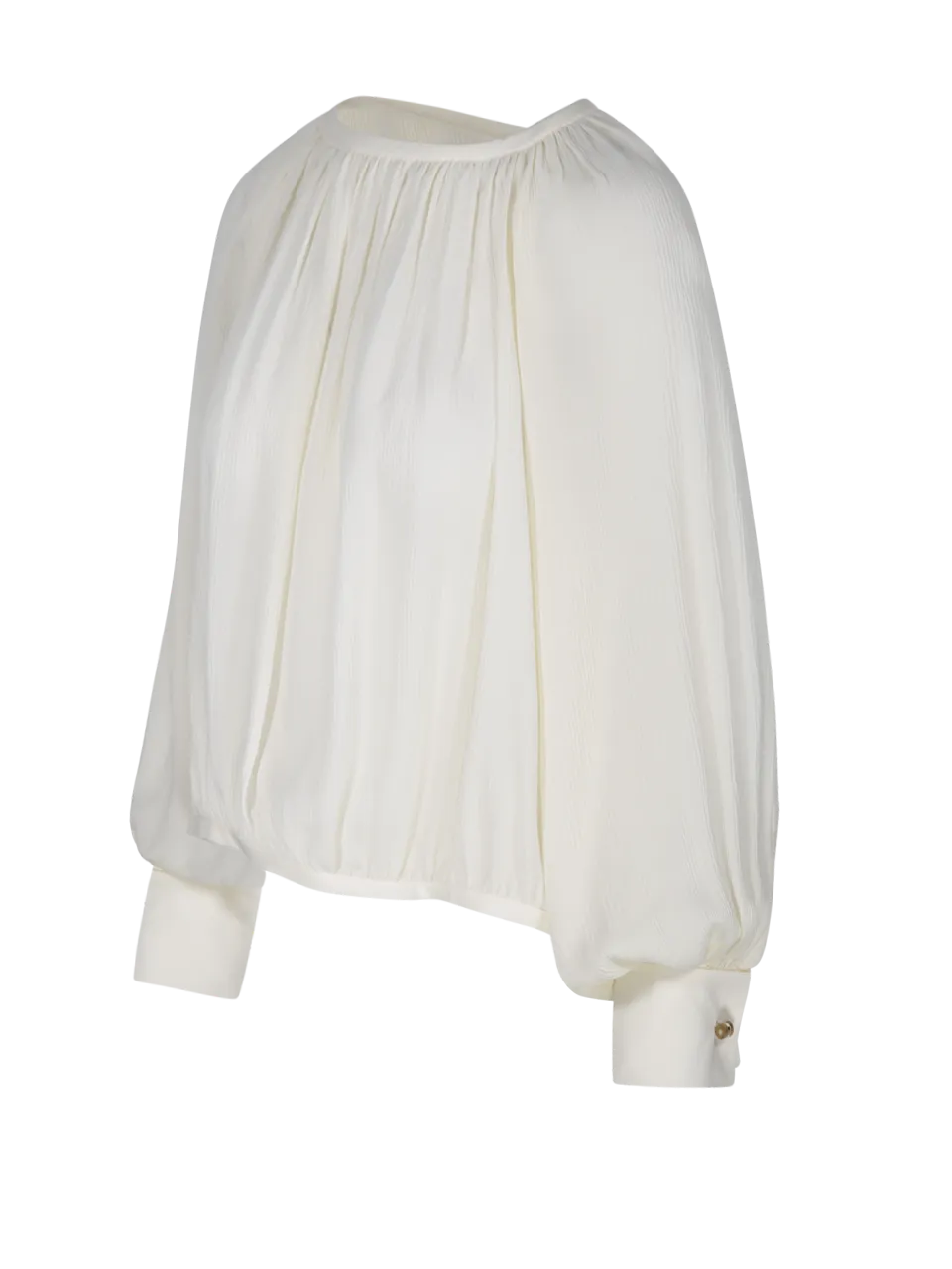 WOMAN MAXMARA WHITE SILK NARVEL SHIRT