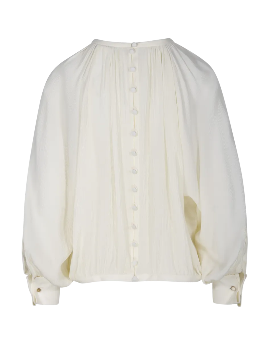 WOMAN MAXMARA WHITE SILK NARVEL SHIRT