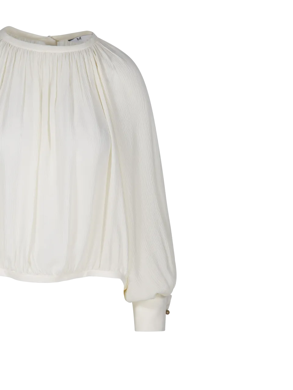 WOMAN MAXMARA WHITE SILK NARVEL SHIRT